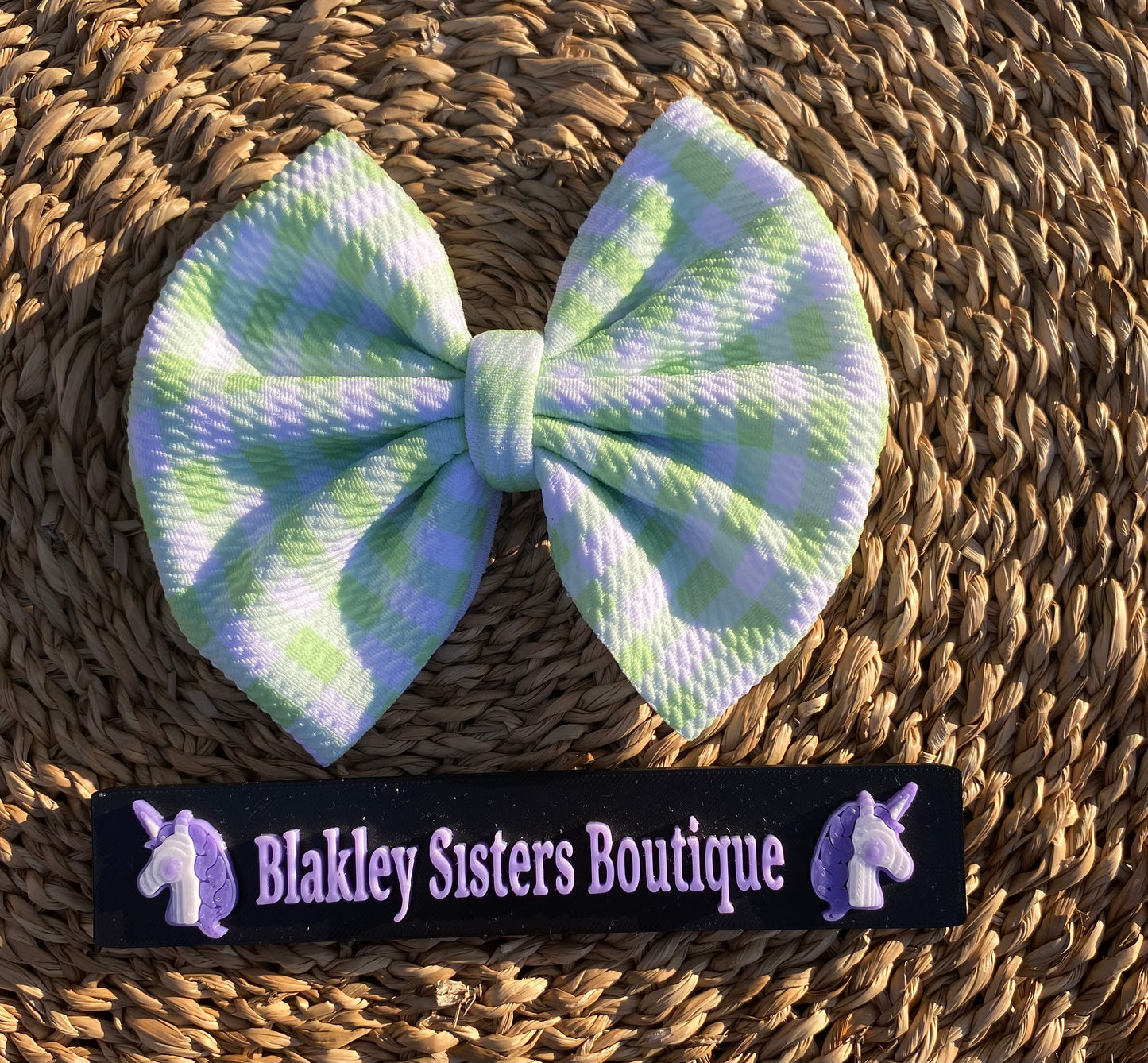 Green Gingham