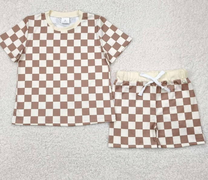 Checkered Boys Set