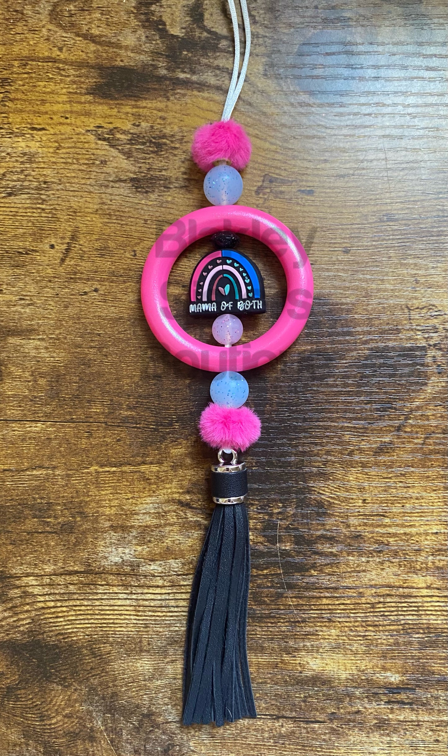Mama Of Both Car Charm
