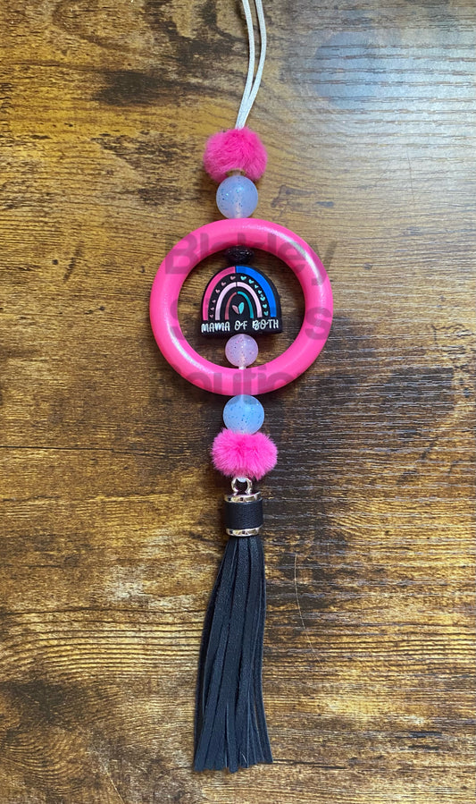Mama Of Both Car Charm
