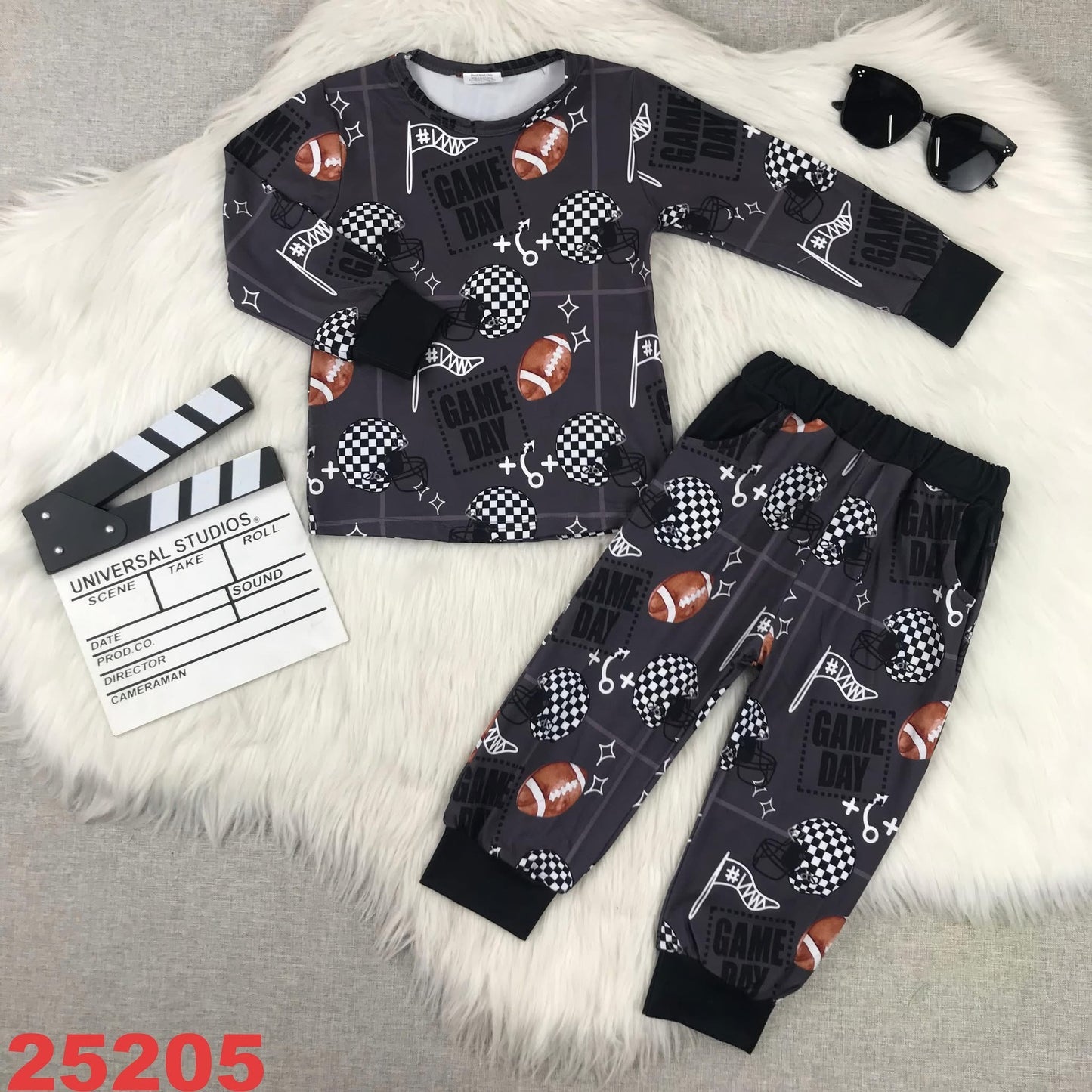 Football Pajamas Set