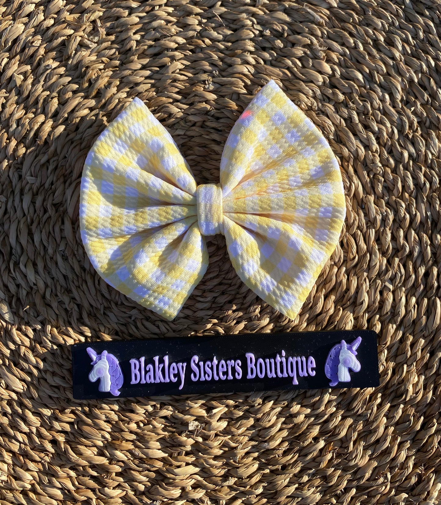 Yellow Gingham