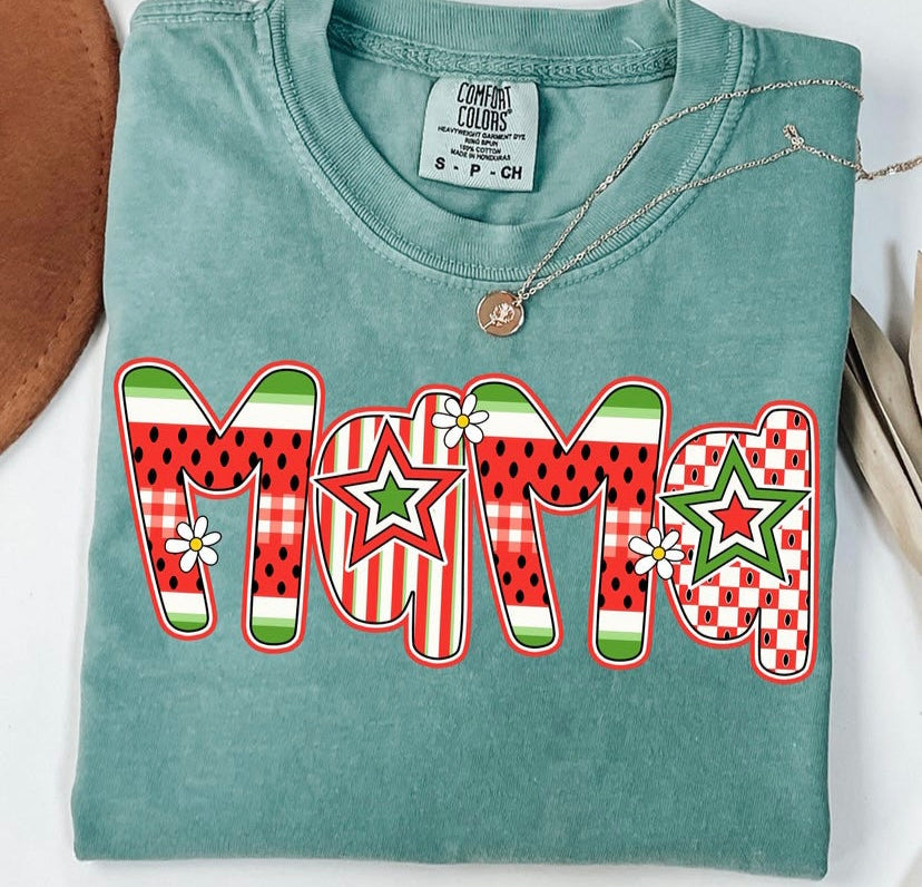 Mama Watermelon Print