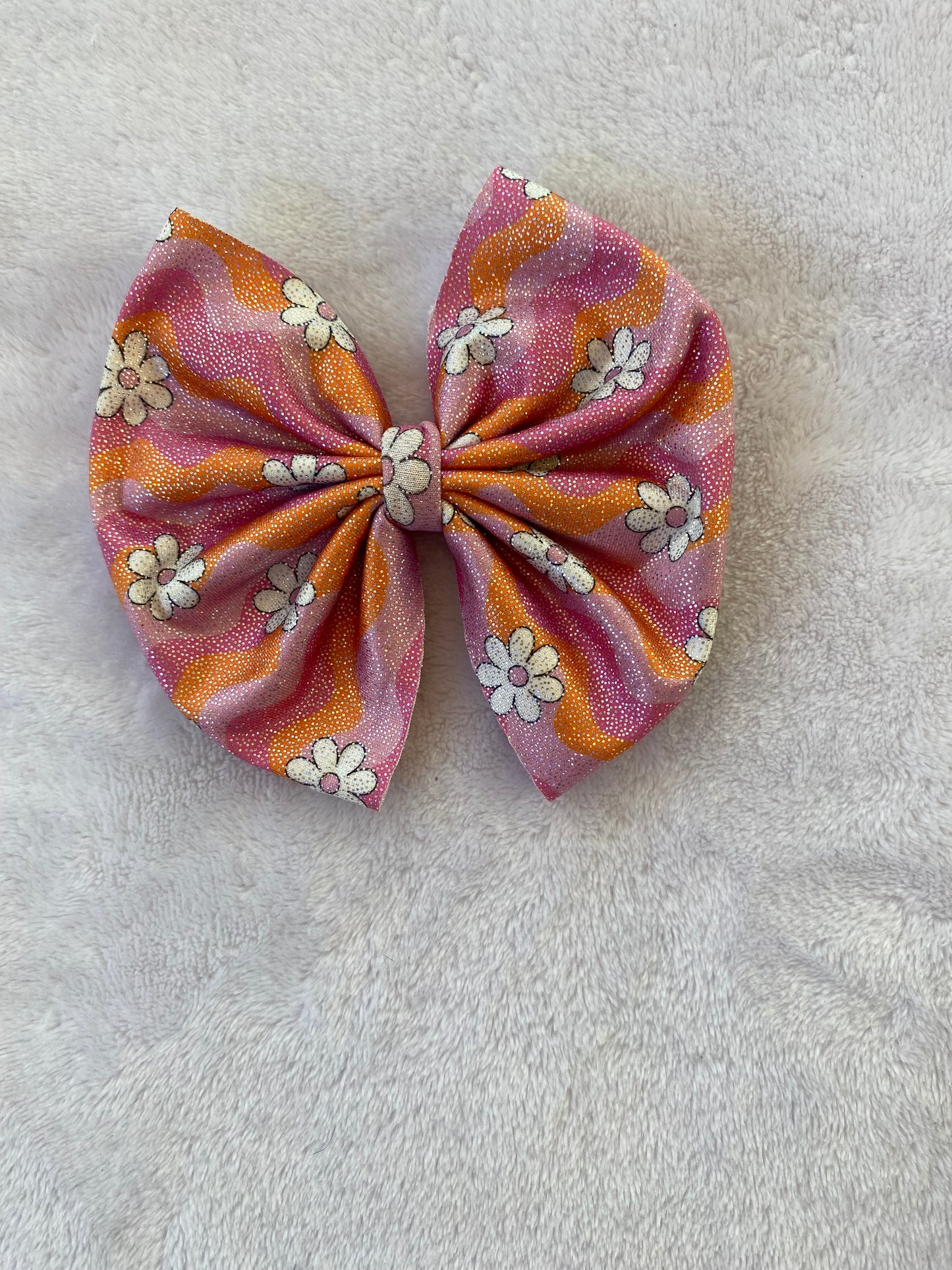 Pink And Orange Flower Holo