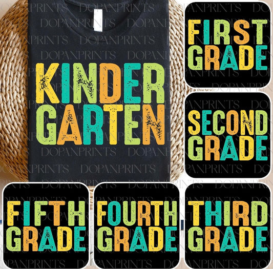 Grade Shirts(leave a note with grade needed)