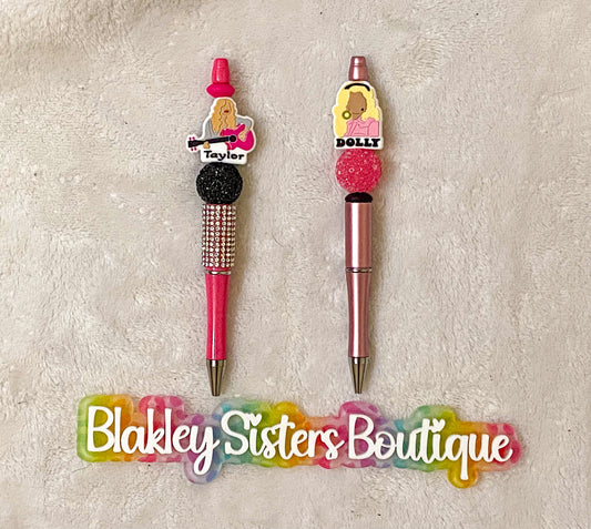 Singer Beaded Pen