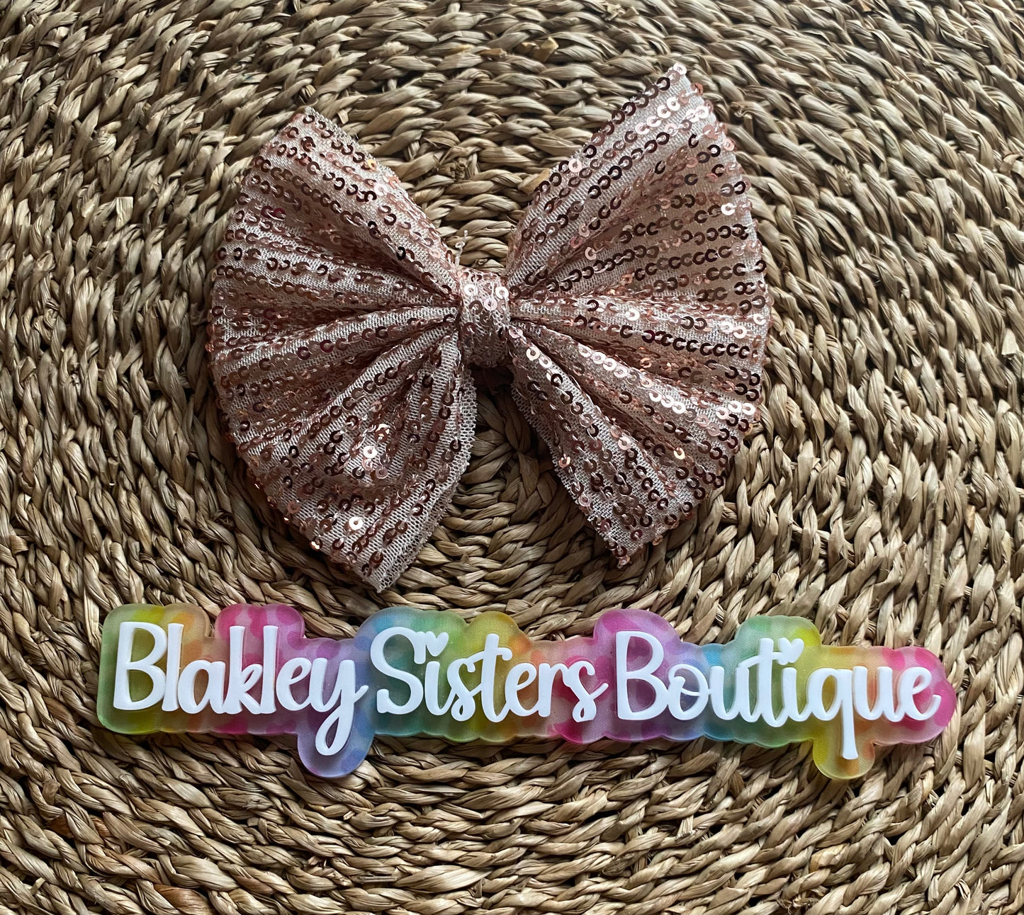 Rose Gold Sequin