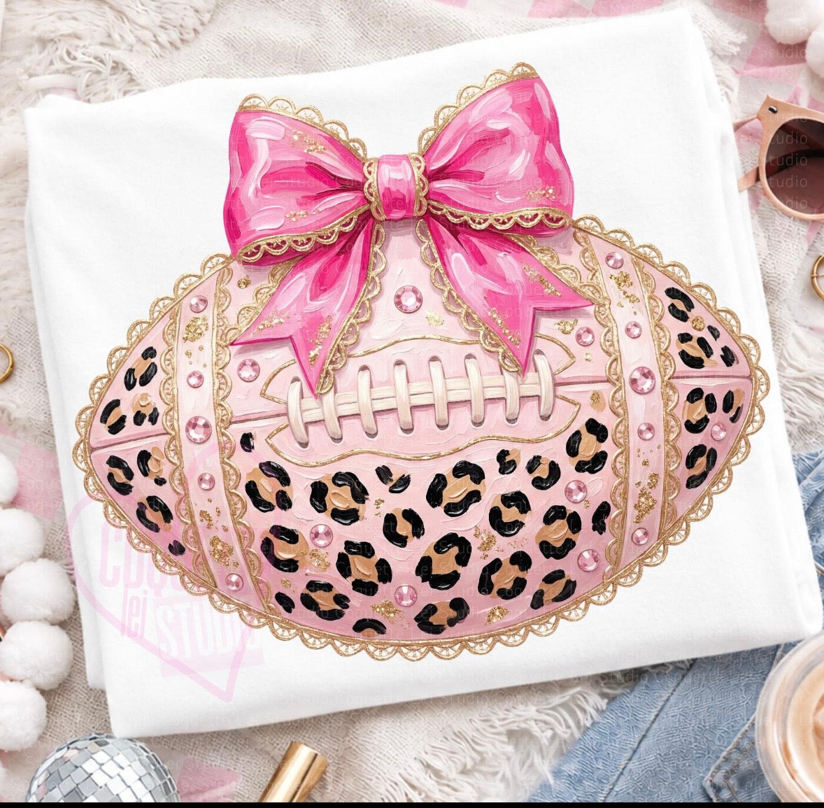 Pink football