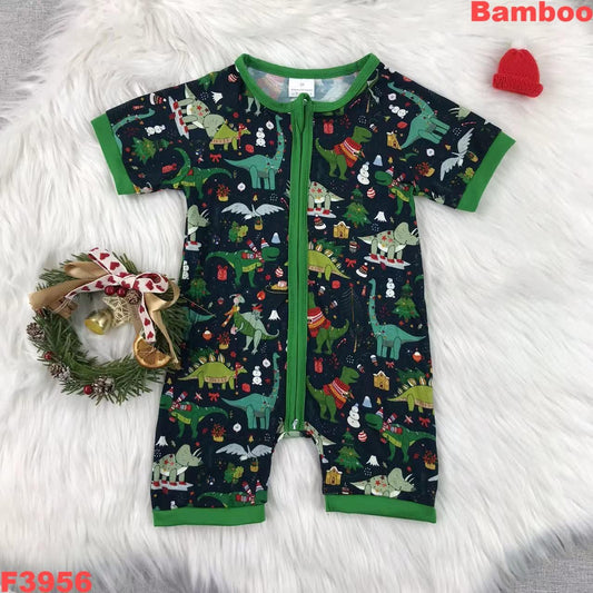 Dino Bamboo Romper