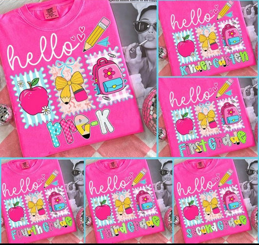 Hello Grade (leave a note with grade needed)