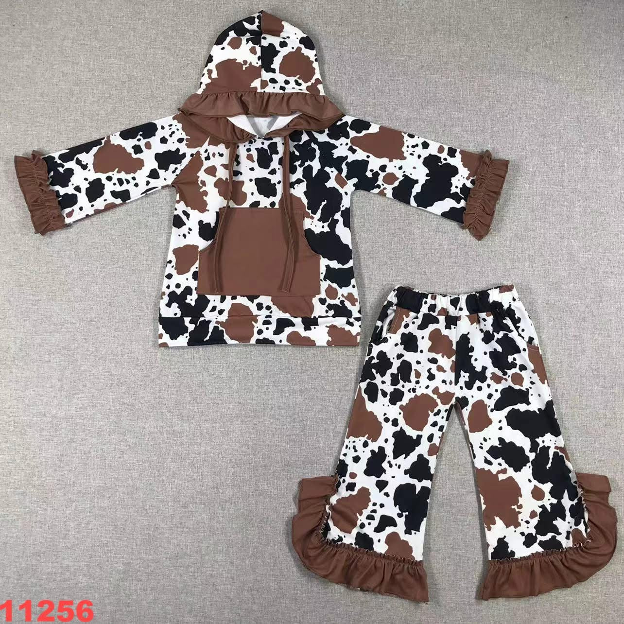 Cowprint Hoodie Set