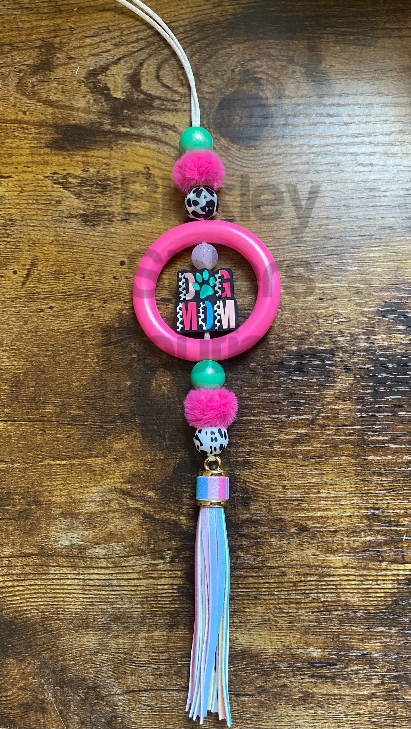 Dog Mom Car Charm