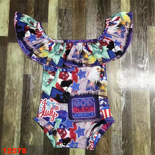 God Bless America Romper