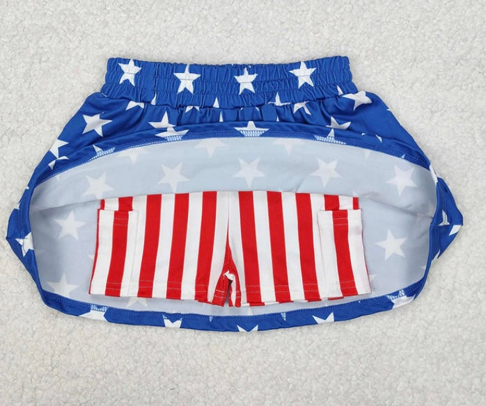 4th Of July Skort (leave note white design needed)