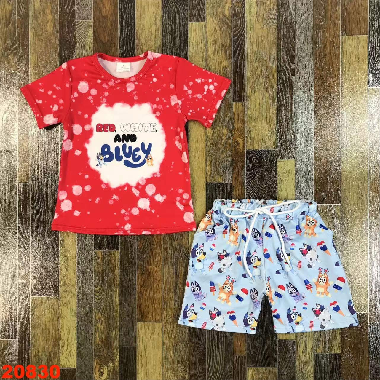 Boys Blue 4th Of July Set