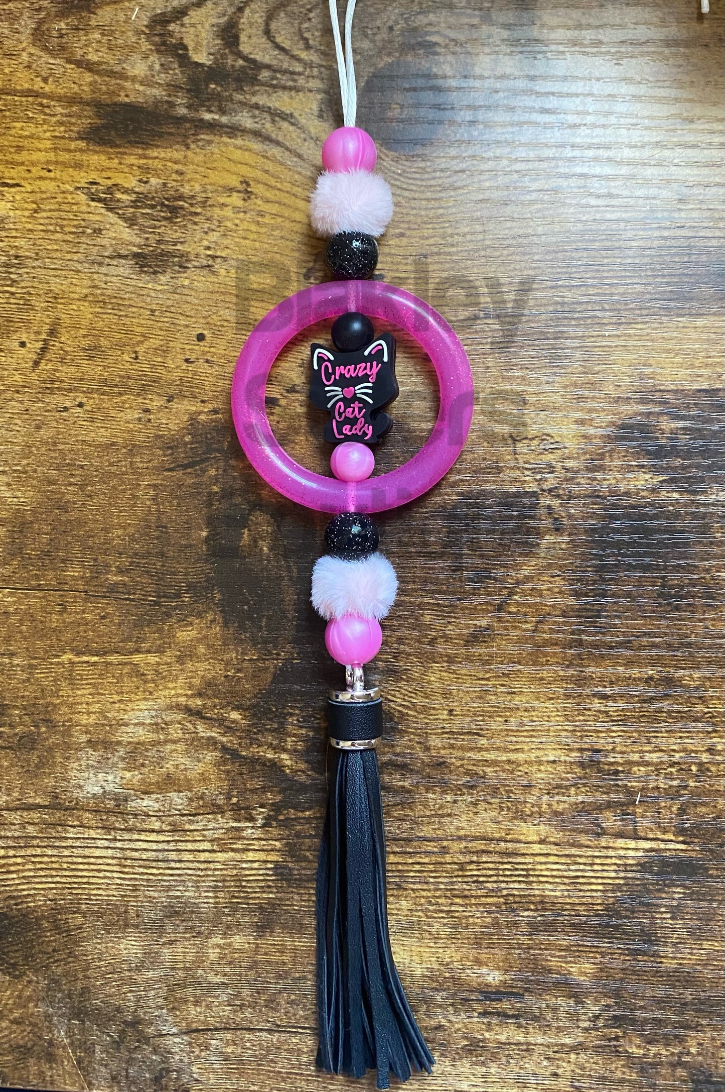 Crazy Cat Lady Car Charm