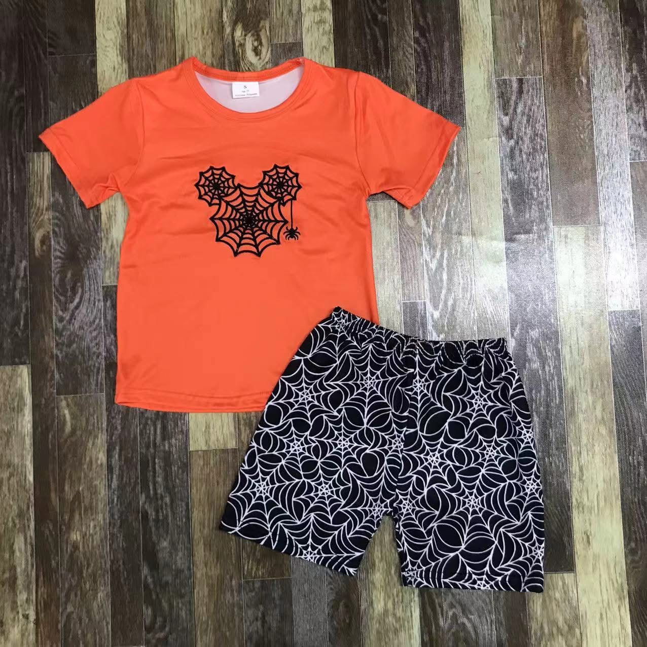 Boys Halloween Short Set