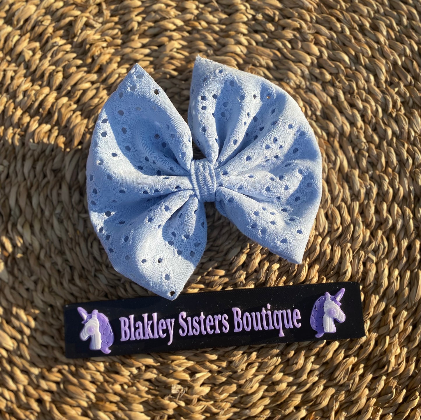 Blue Eyelet