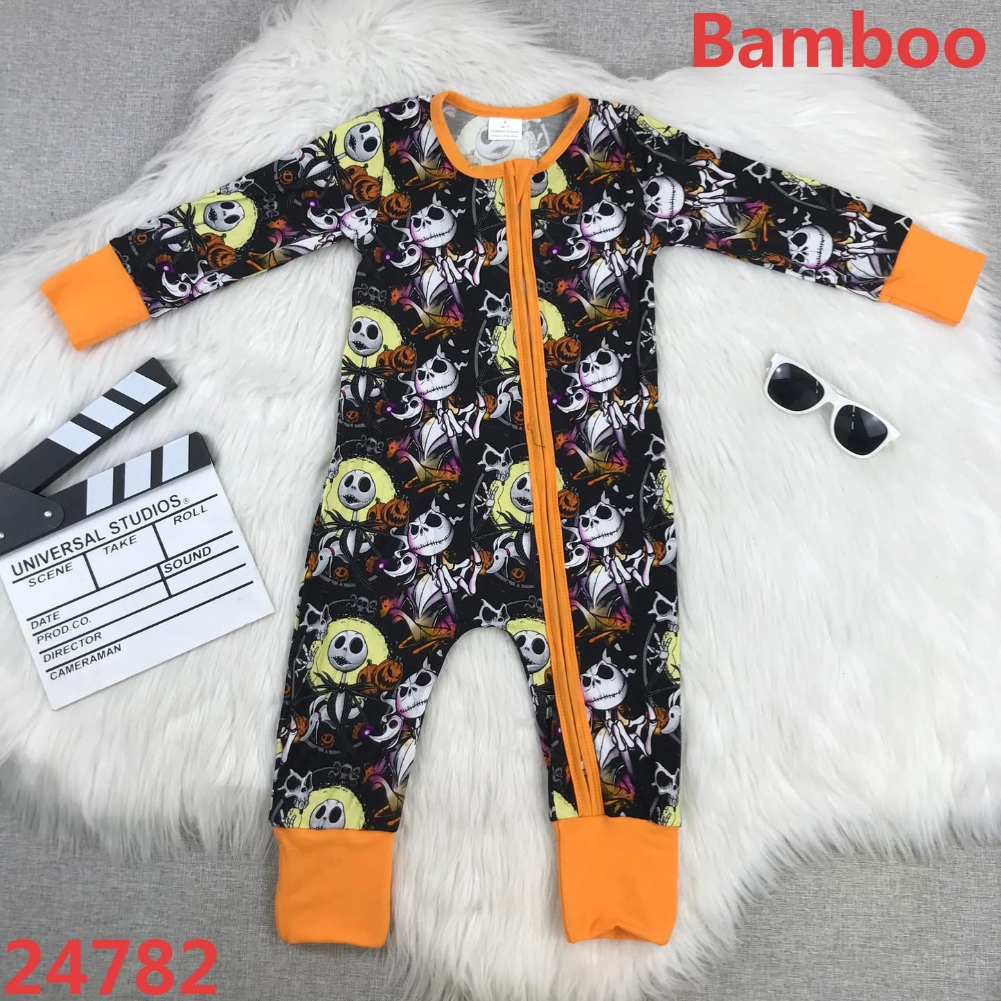 Bamboo Horror Halloween Romper