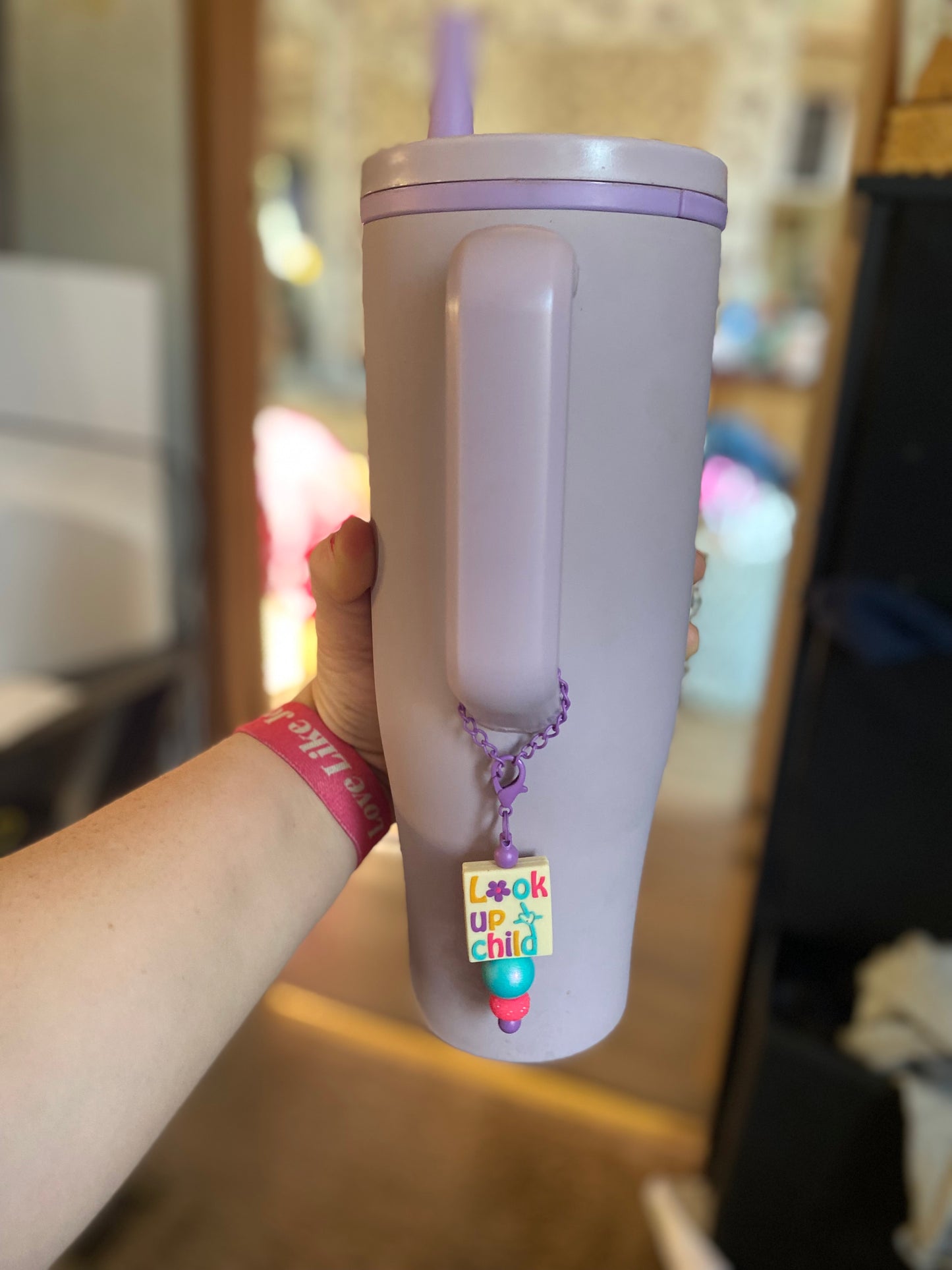 Look Up Child Cup Charm