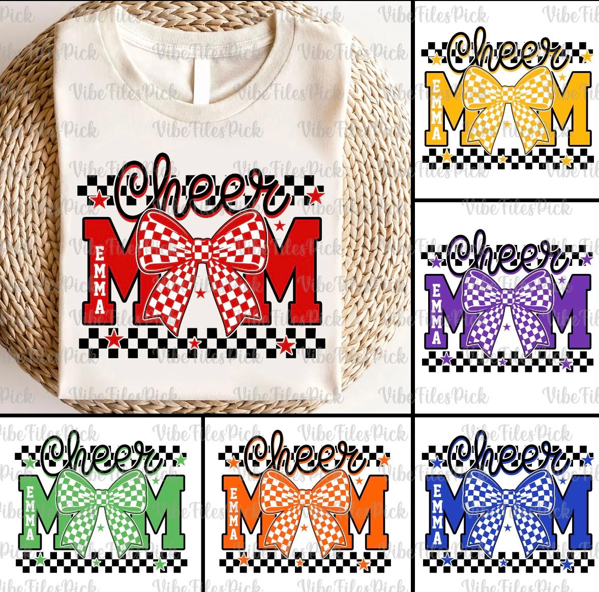 Cheer mom (leave a note with color needed) (Copy)