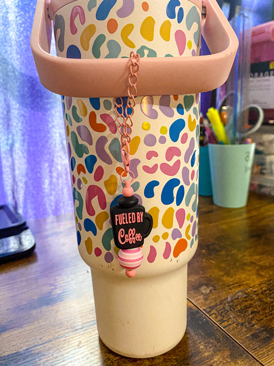 Fueled By Coffee Cup Charm