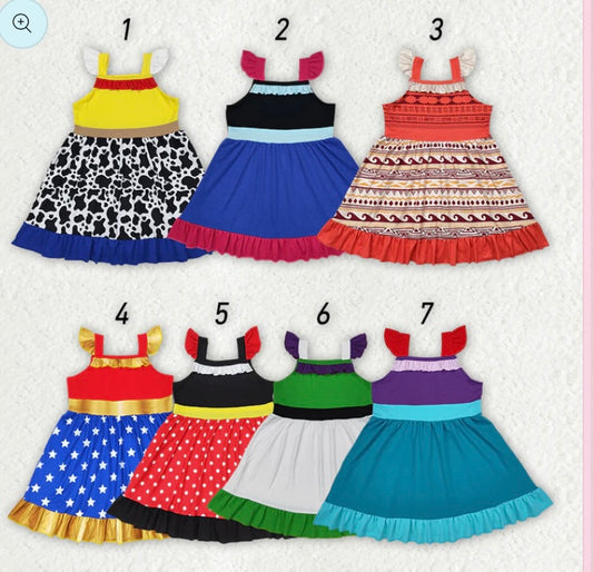 Inspired Dresses (leave a note with number needed)