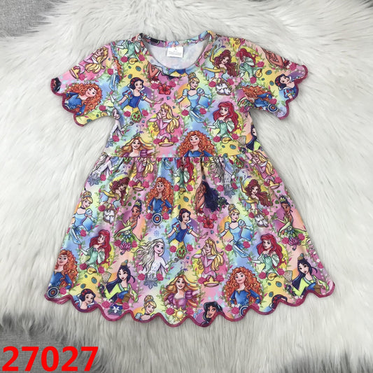 Princess Scalloped Dress