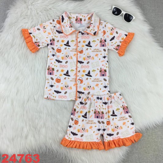 Ruffle Halloween Pajamas