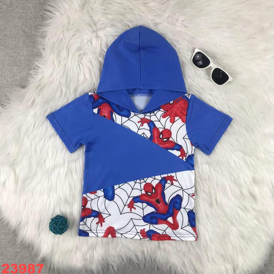 Spider Hoodie Top