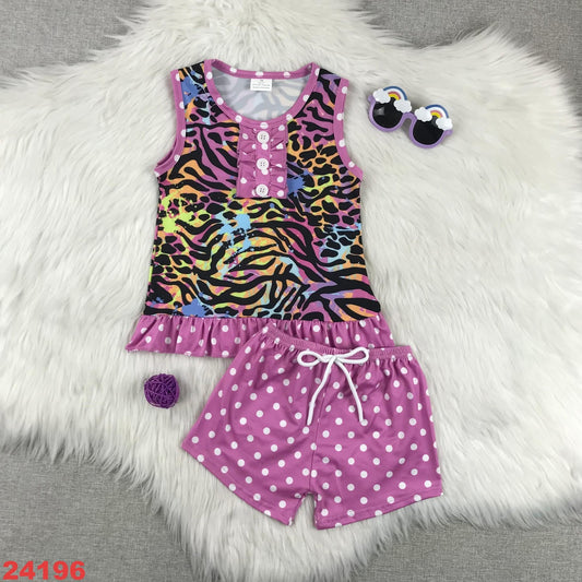 Zebra Short Set