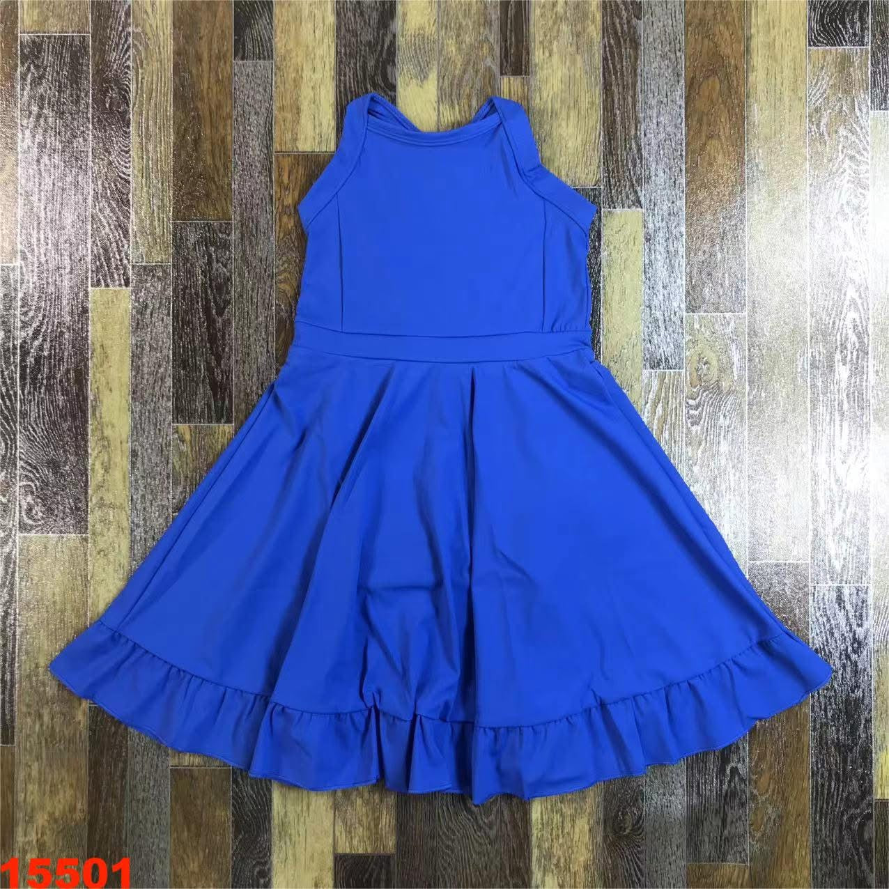 Solid Athletic Dress (leave a note with color needed)
