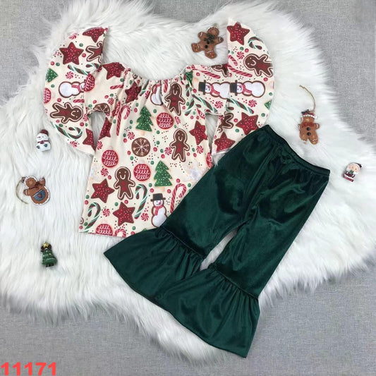 Gingerbread Bell Set