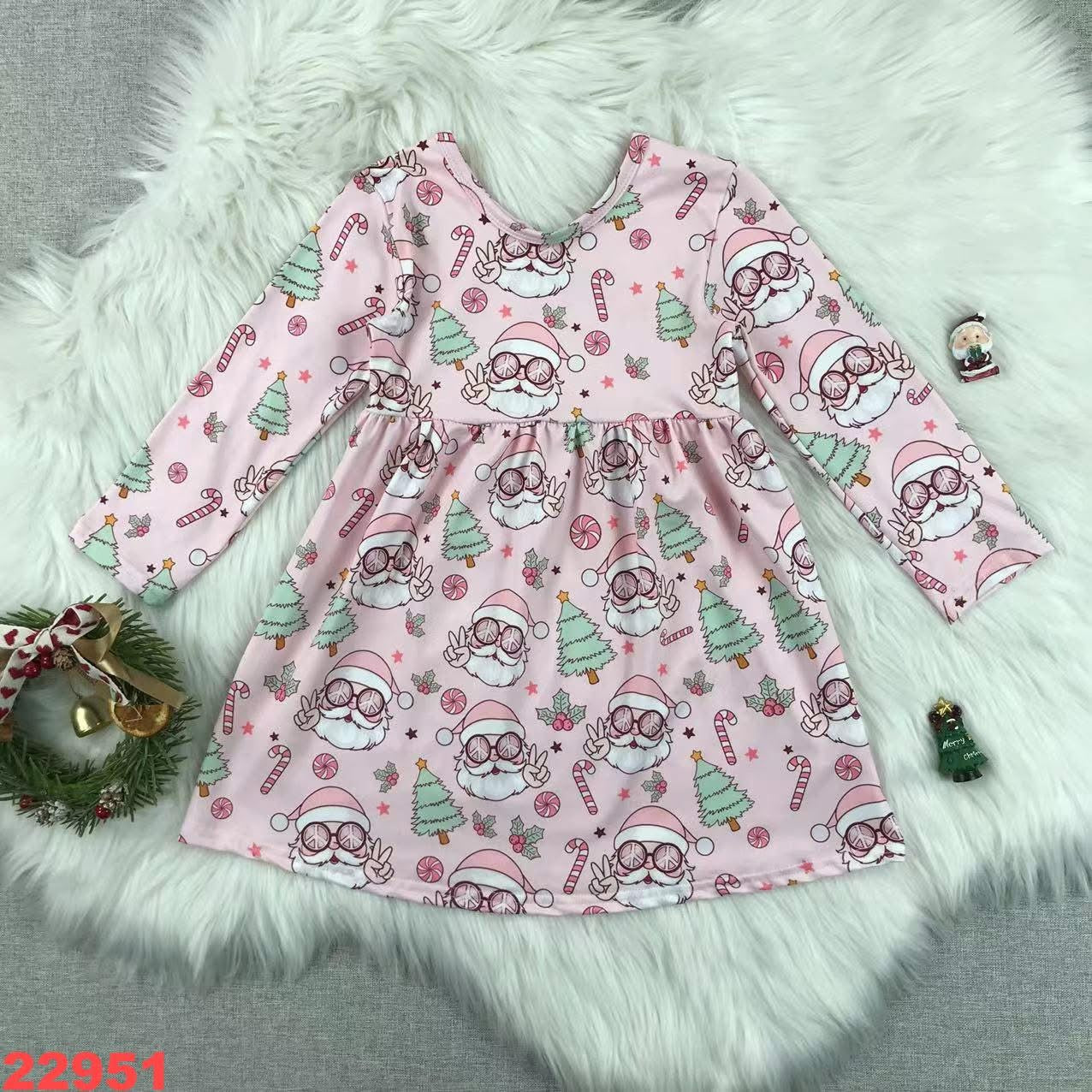 Pink Santa Dress