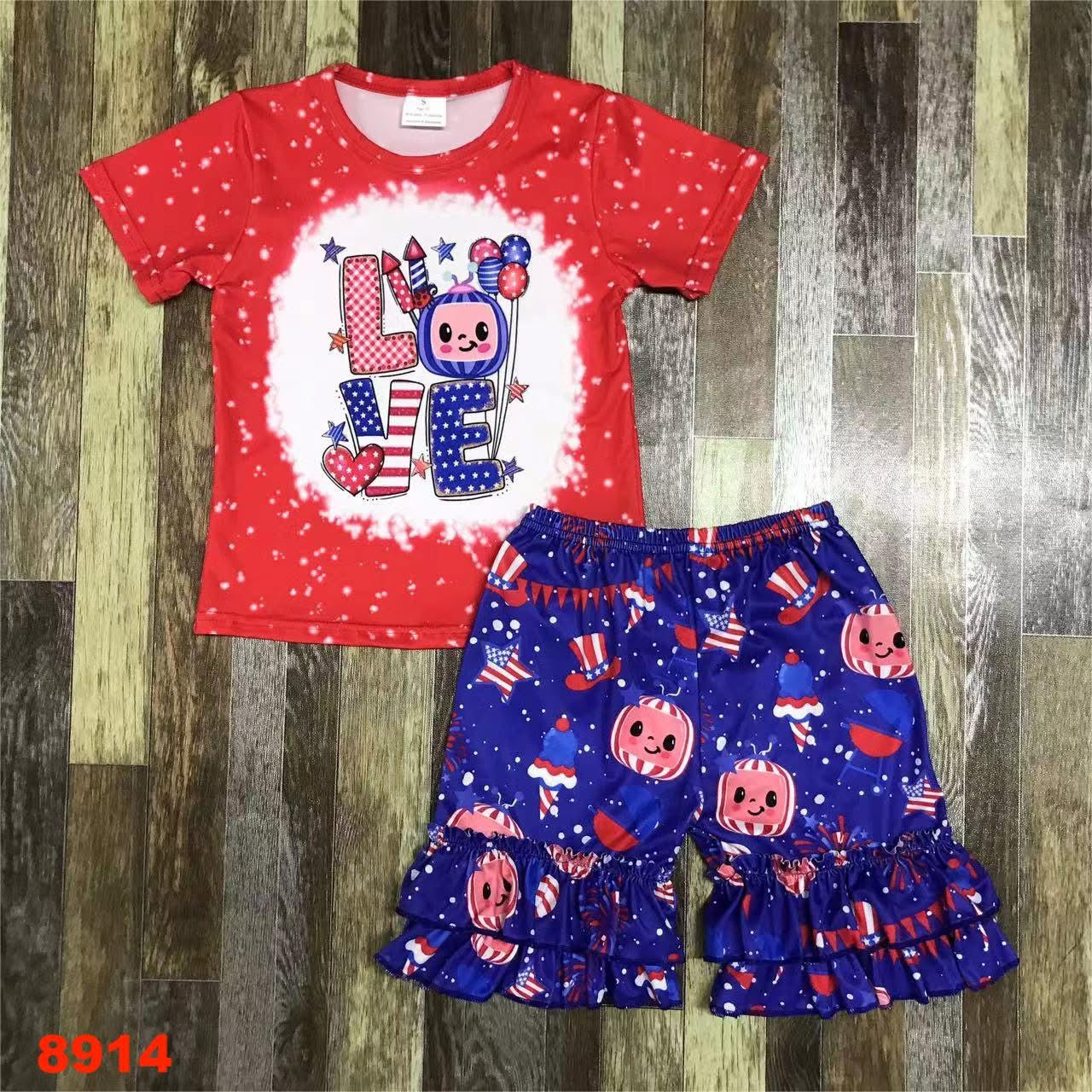 Melon 4th Of July Set
