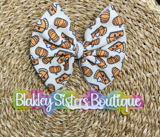 Pumpkin Pie Bow