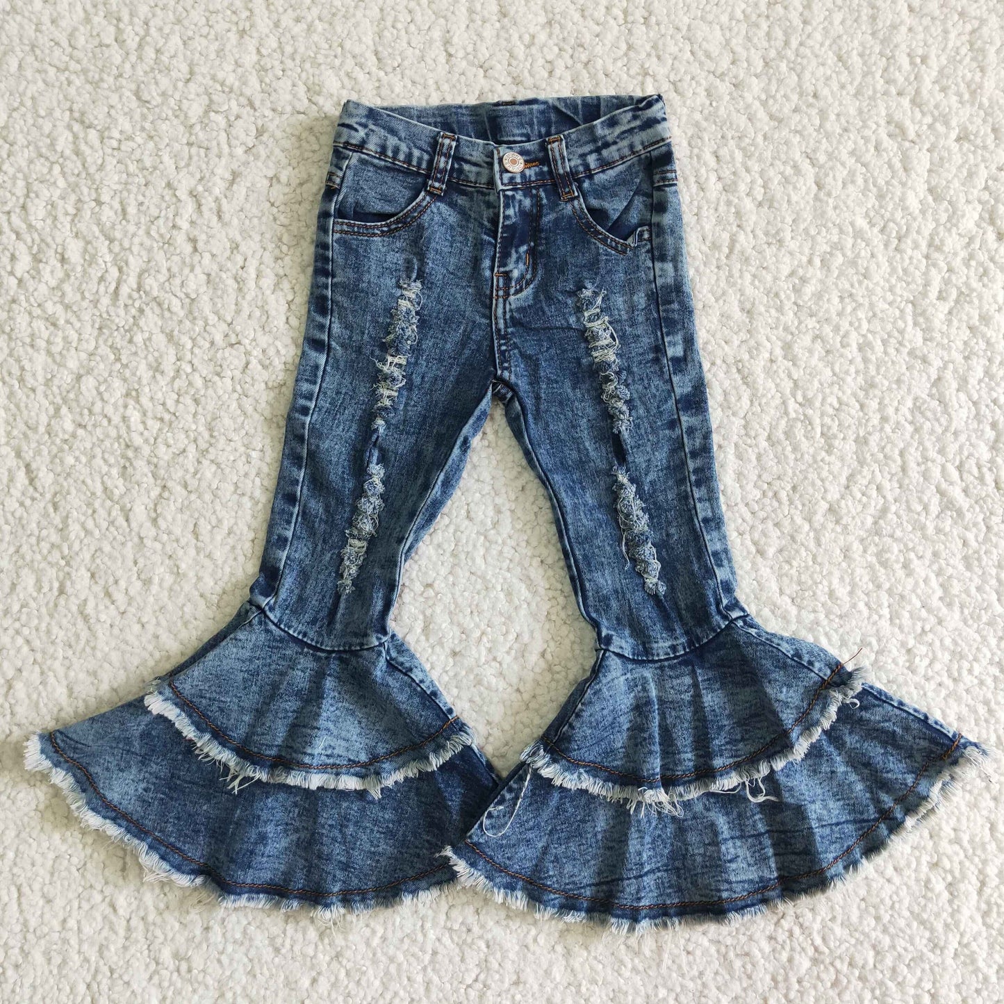 Denim Bell Pants