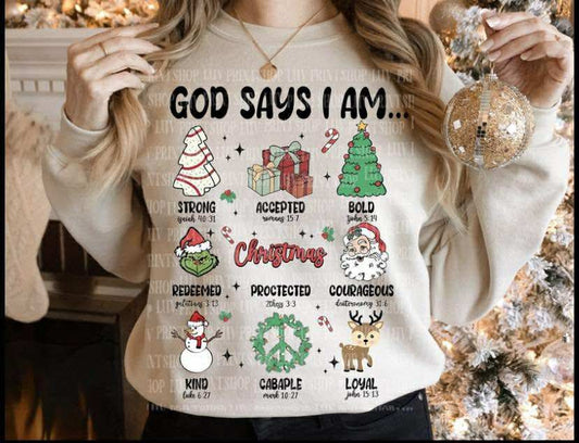 God says I am