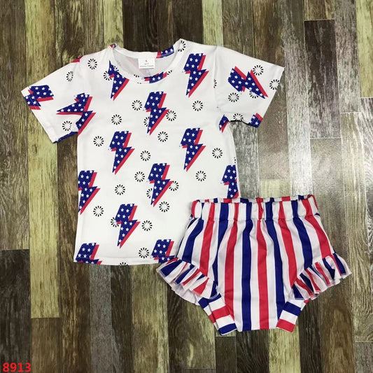 Bolt 4th Of July Bummie Set