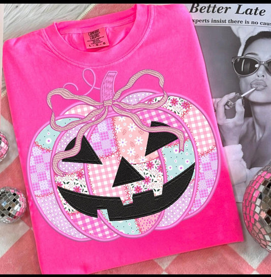 Pink Halloween Pumpkin