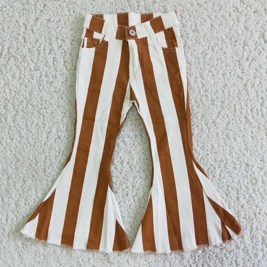 Stripe Denim Bell Pants