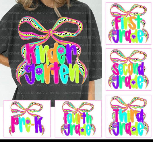 Neon Grade Shirt (Leave a note with grade needed)