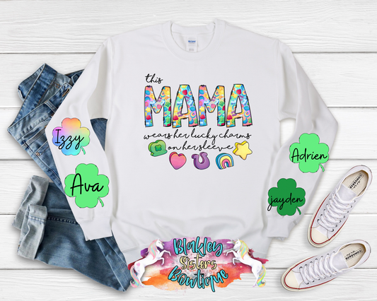 This Mama Wears Her Lucky Charms On Her Sleeve