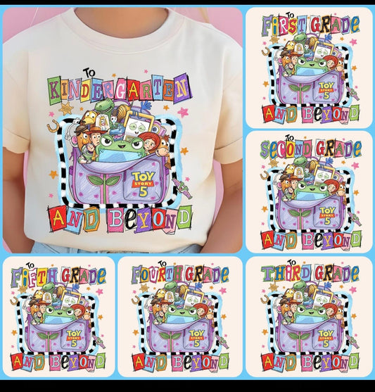 Cartoon Grade Shirt (Leave a note with grade needed)