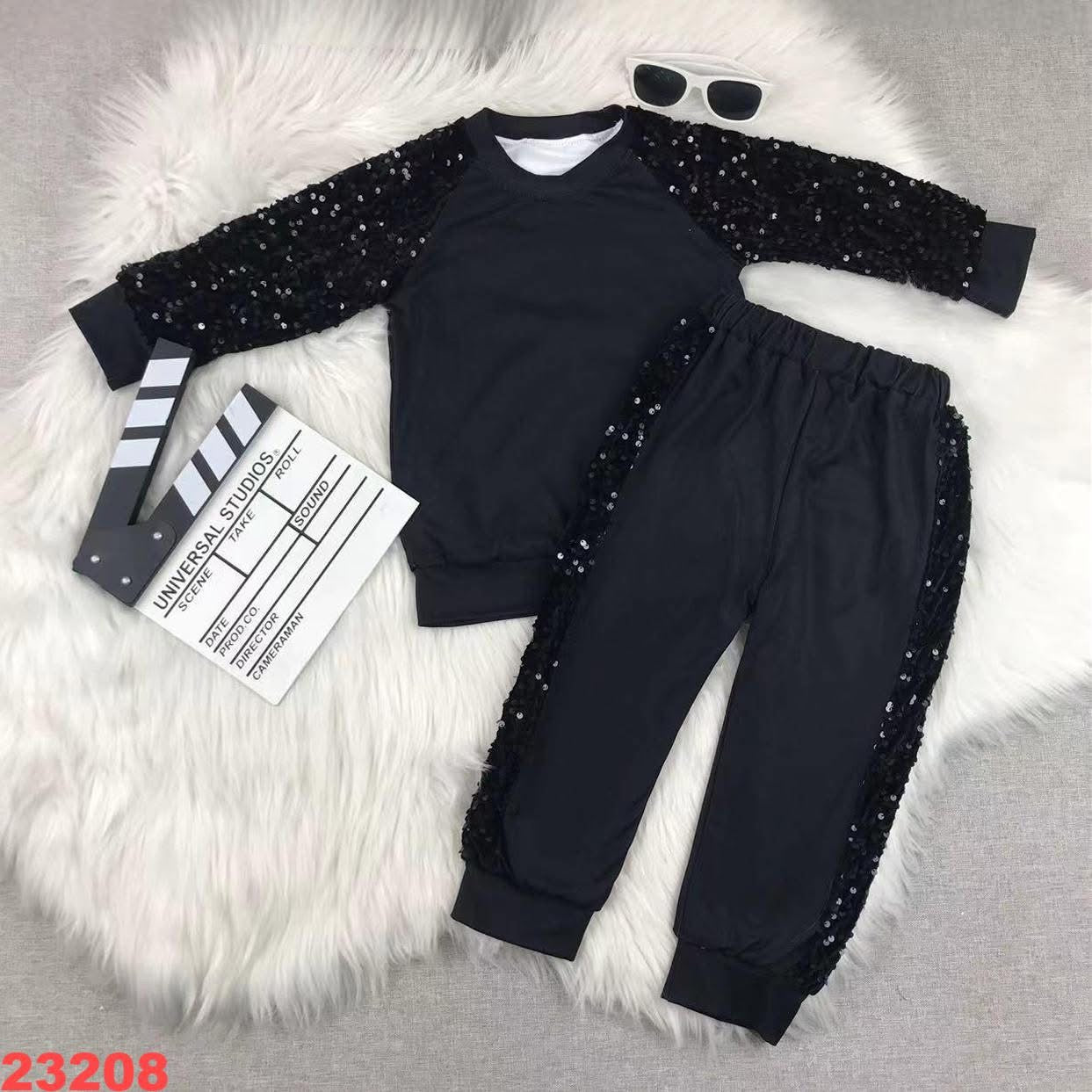 Sequin Set (leave note with color needed) pink black or red