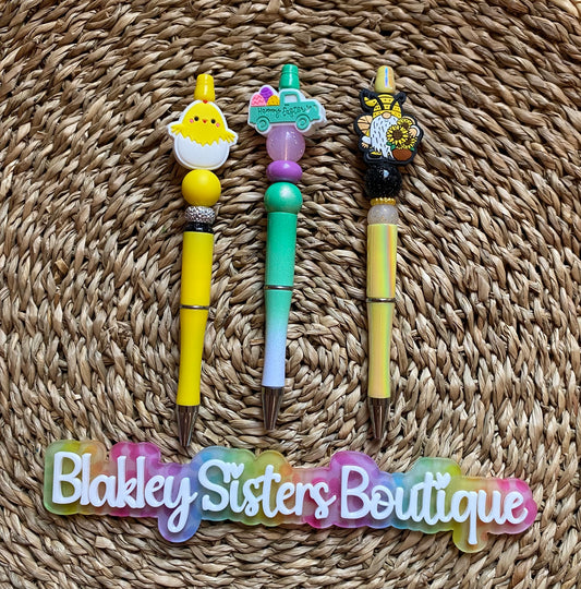 Easter Beaded Pens