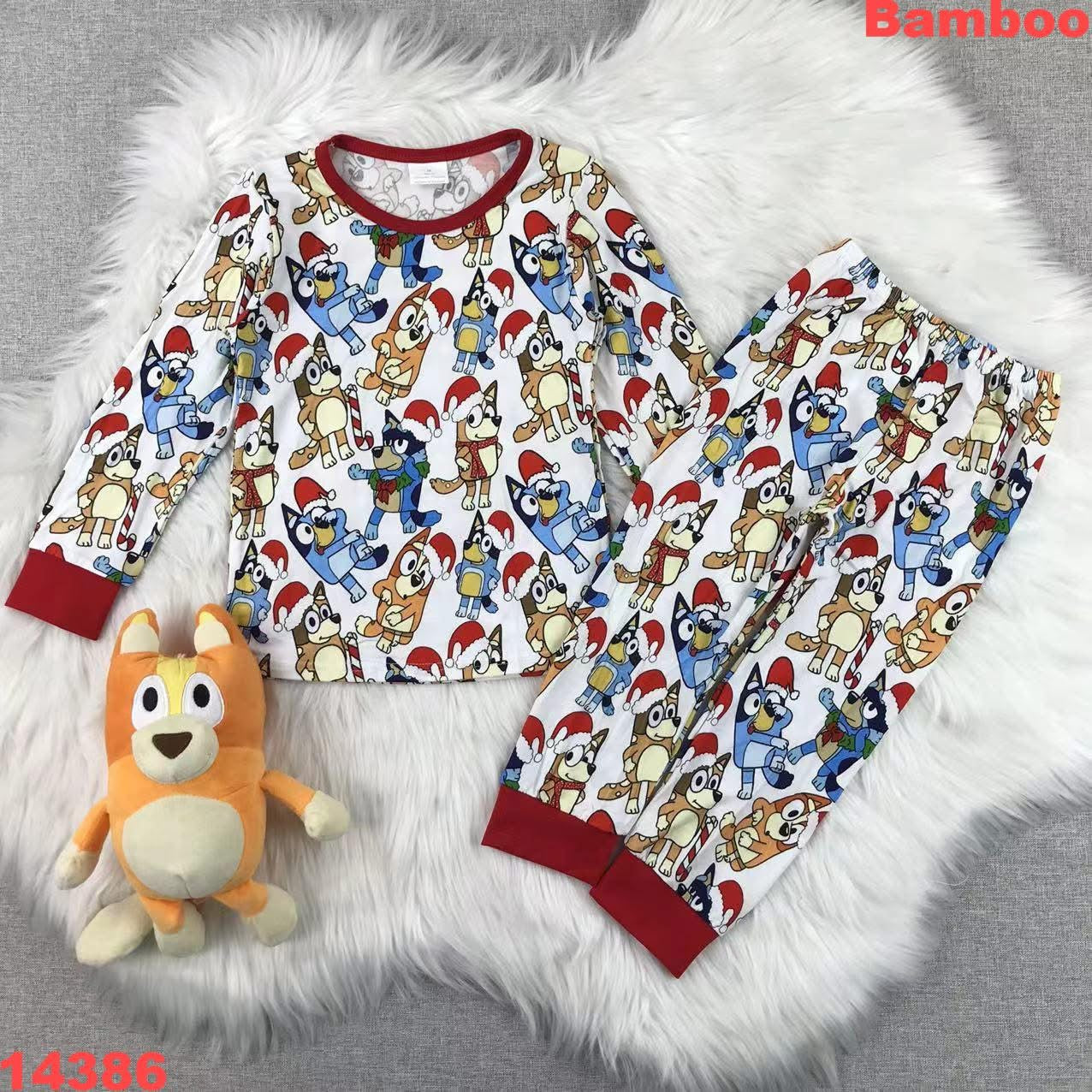 Blue Bamboo Pajamas