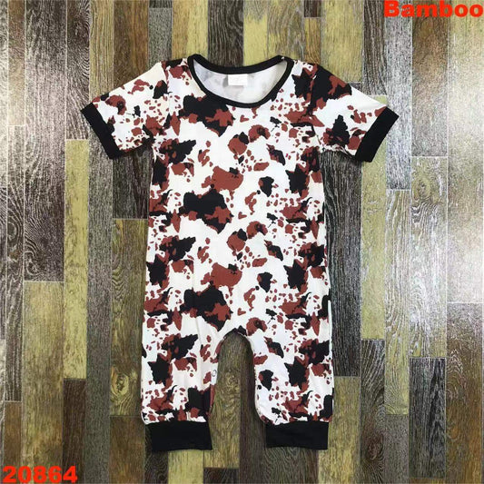 Cow Bamboo Romper