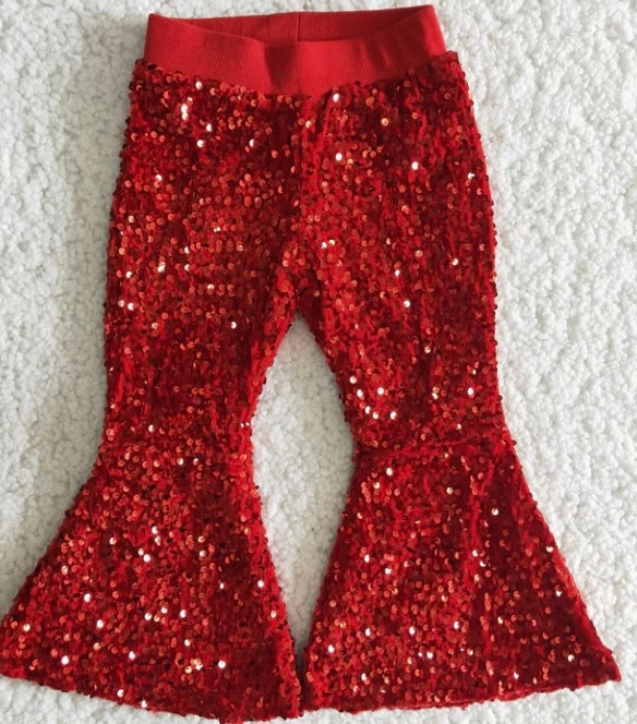 Velvet Sequin Pants