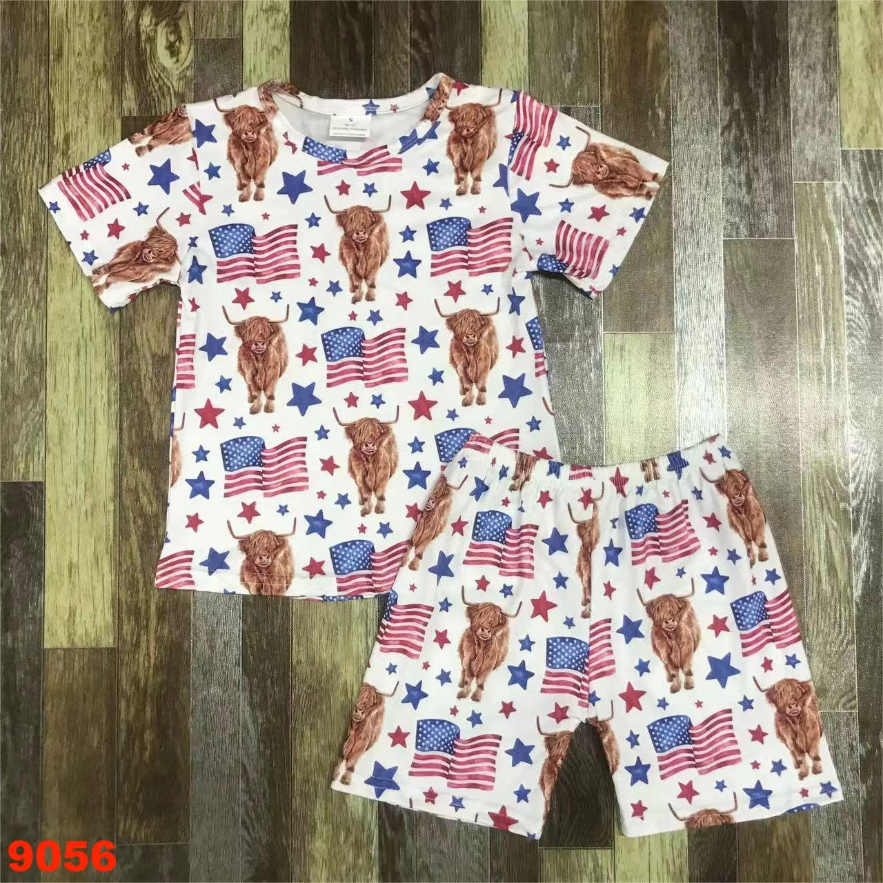 Cow Boys 4th Of July Set